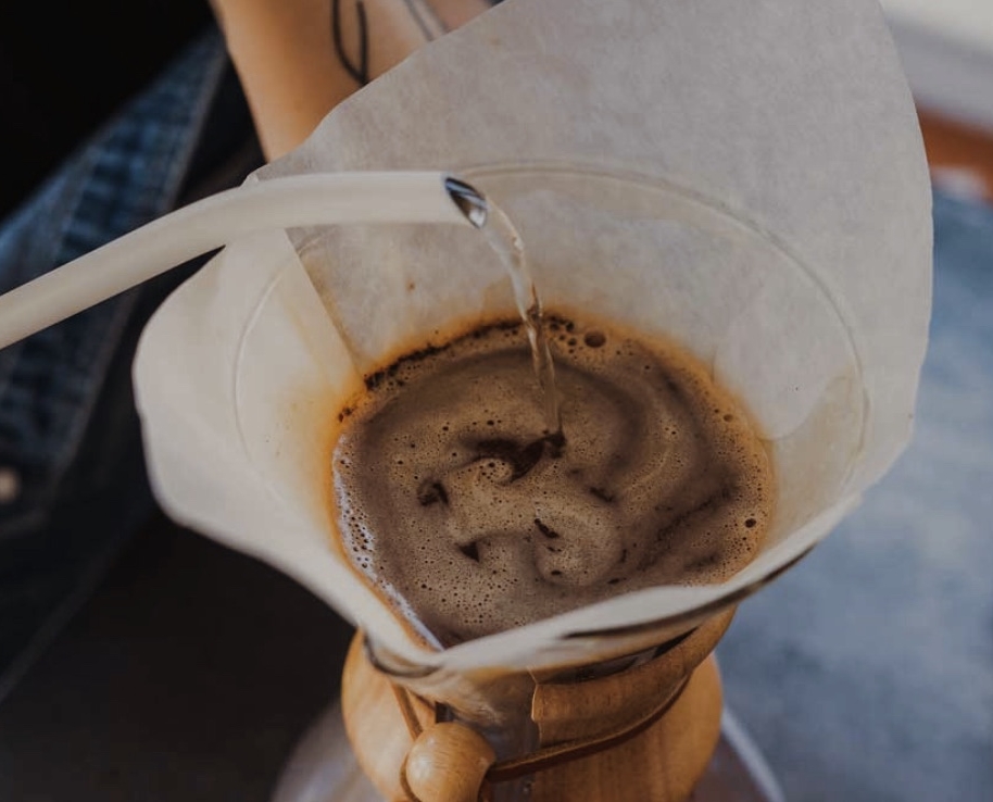 Pour over coffee at Cartel Coffee Roasters