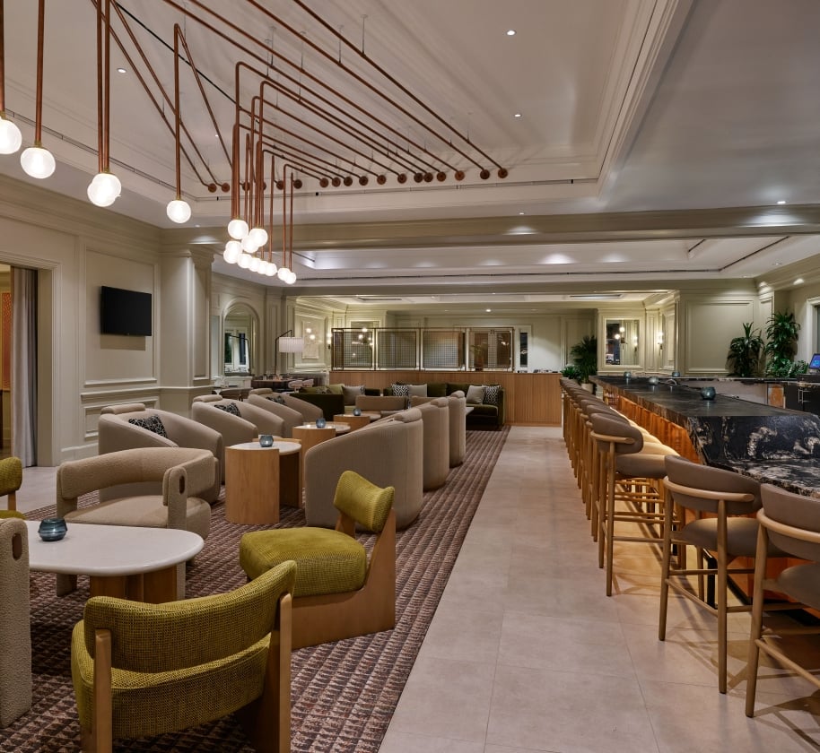 bar and dining area of Yellowbell at the Camby