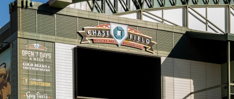 Exterior of Chase Field in Phoenix