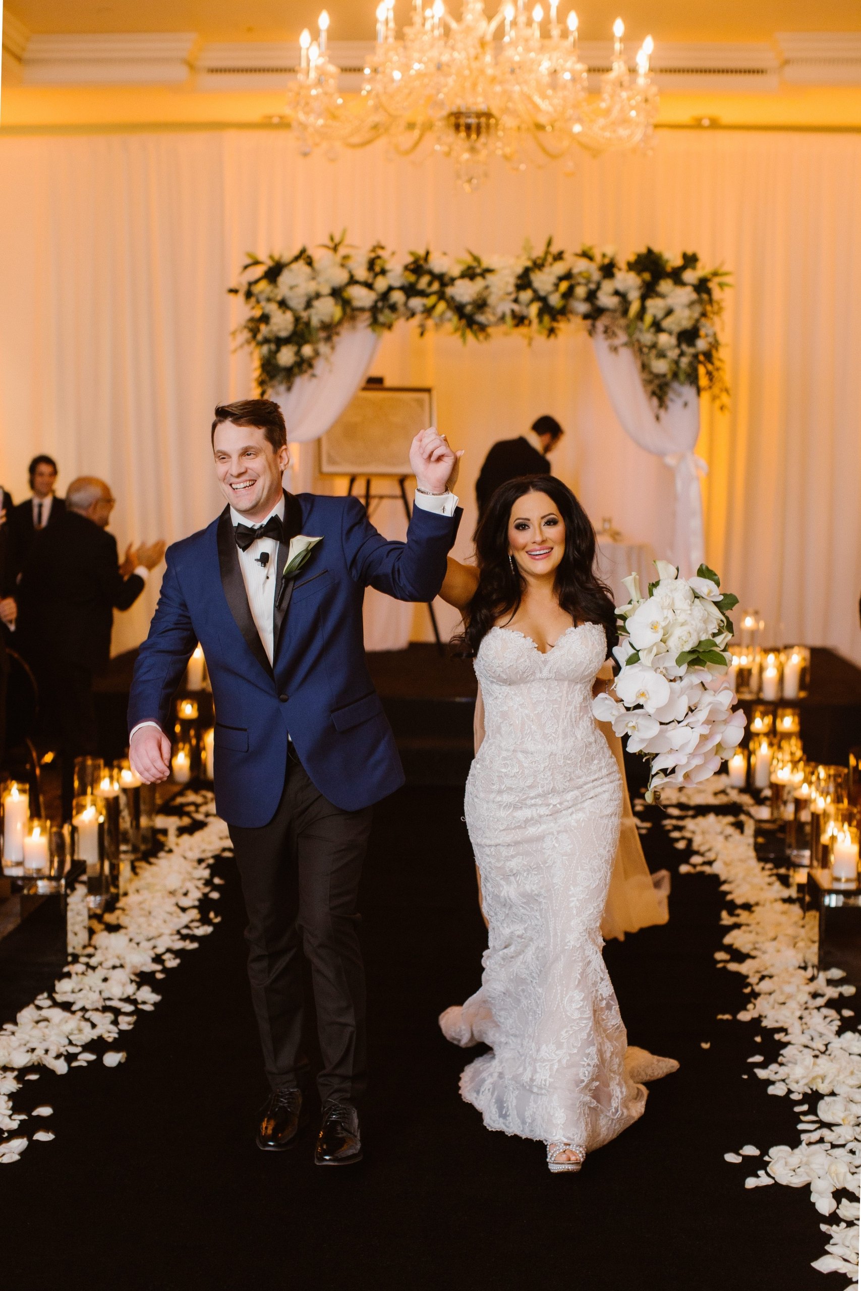 A just married couple at the Camby