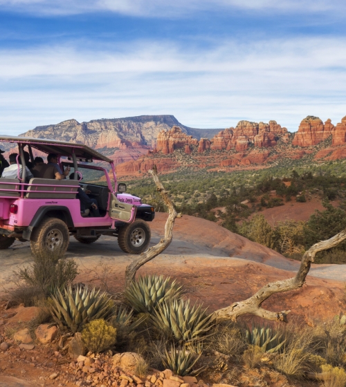 A pink Jeep tour in Phoenix