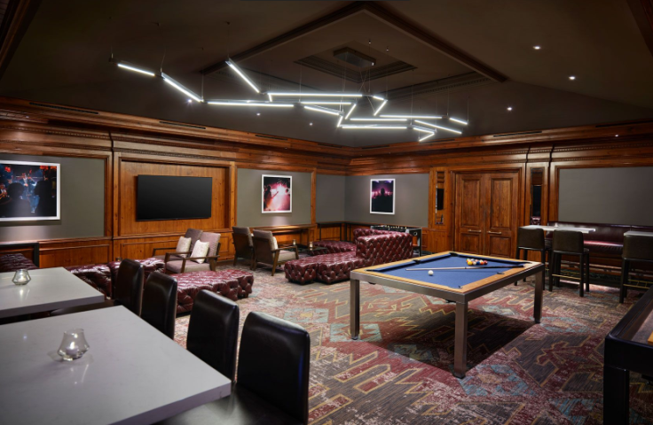 Inside the Back Office venue at The Camby