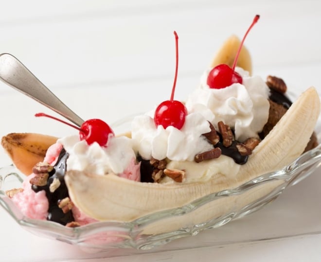 Banana Split Sundae